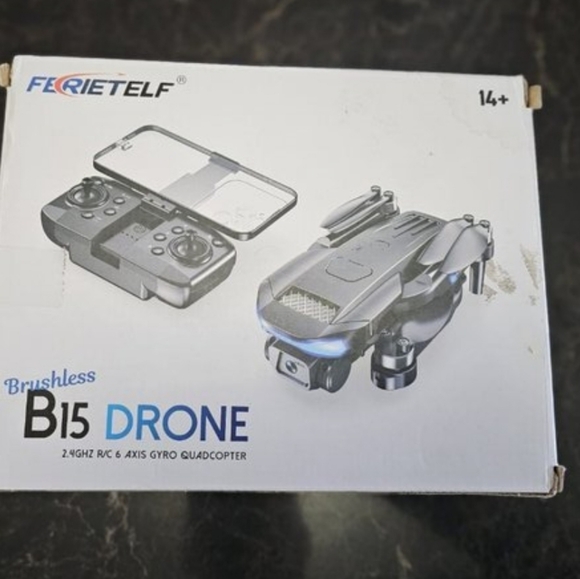Rietelf Black Drone with Camera - Picture 2 of 3